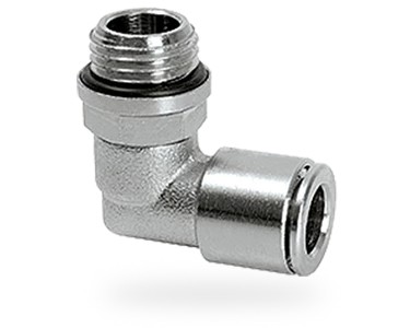 101449 - perma slangaansluiting (Ø6mm) G1/8o 90° - draaibaar (Messing vernikkeld) - perma.nl