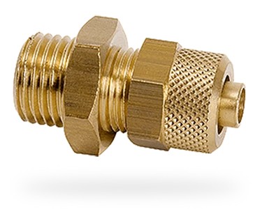 104822 - perma tube connector 1/4o brass (tube oØ8mmi6Ømm) (Brass) - perma.nl