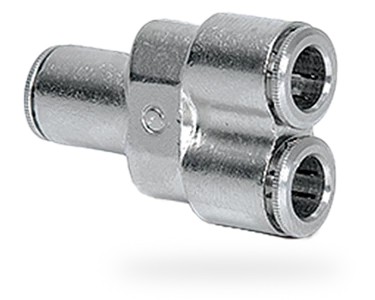 101513 - perma Y-Connector (Brass nickel-plated) - perma.nl