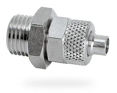 104867 - perma tube connector G1/4o stainless steel (tube oØ8mmi6Ømm) - perma.nl