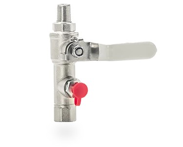 113972 - perma Purge connection with manual valve G1-4 female - perma.nl